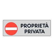 Immagine di ETICHETTA PROPRIETA' PRIVATA