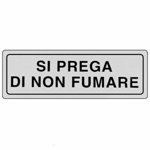 Immagine di ETICHETTA SI PREGA DI NON FUMARE