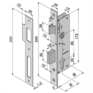 Immagine di SERRATURA INF.LEGNO 015