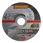 Immagine di DISCO ABRASIVO TAGLIO PLATINUM FE/INOX