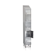 Immagine di Armadio portavivande Inox 5 vani mm.325x400x1930/2140