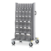 Immagine di Carrello portacassettiere a 4+2+4+4+2 cassettiere a 9/6/5/4/3 cassetti - mm.725x615x1430