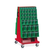 Immagine di Carrello portacassettiere con 2+6+2+4 cassettiere a 9/6/5/4 cassetti - mm.620x625x1300