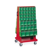 Immagine di Carrello portacassettiere con 8+4+2 cassettiere a 6/5/4 cassetti - mm.620x625x1300